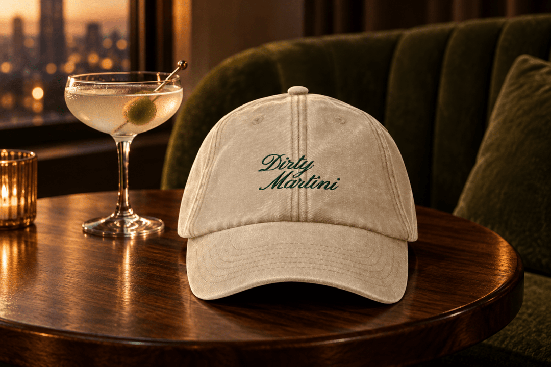 Regali Dirty Martini: ricamo o stampa sul retro? — Cocktailored