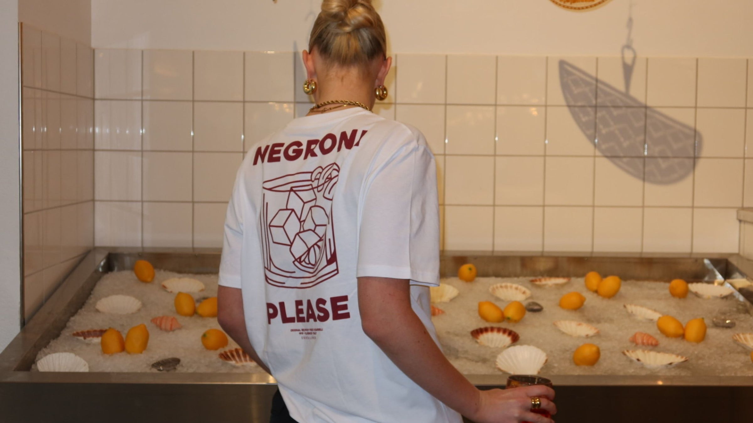 Louise in The Negroni Please T-Shirt