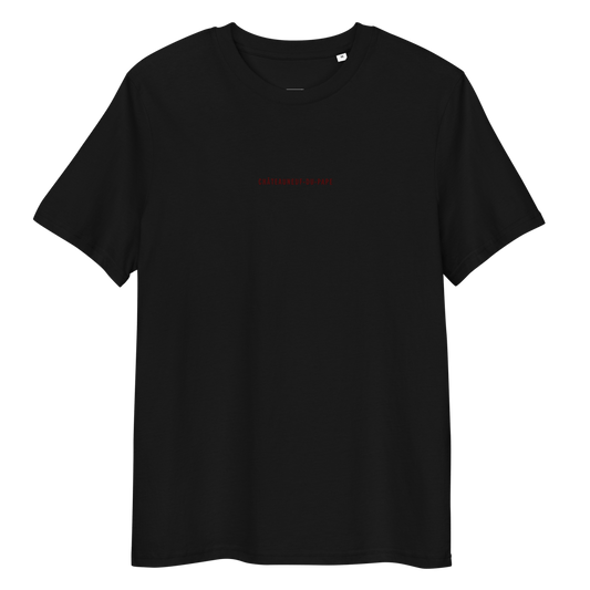 T-Shirt aus Bio-Baumwolle Châteauneuf-du-Pape – Schwarz