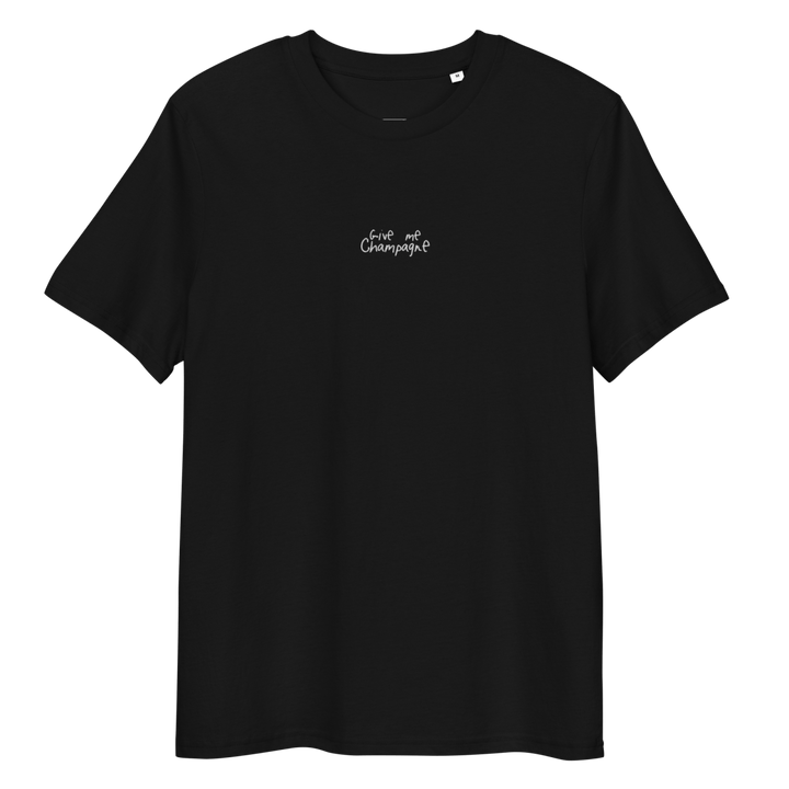 The Give Me Champagne organic t-shirt - Black - Cocktailored