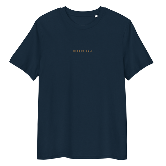 T-shirt van biologisch katoen Moscow Mule – marineblauw