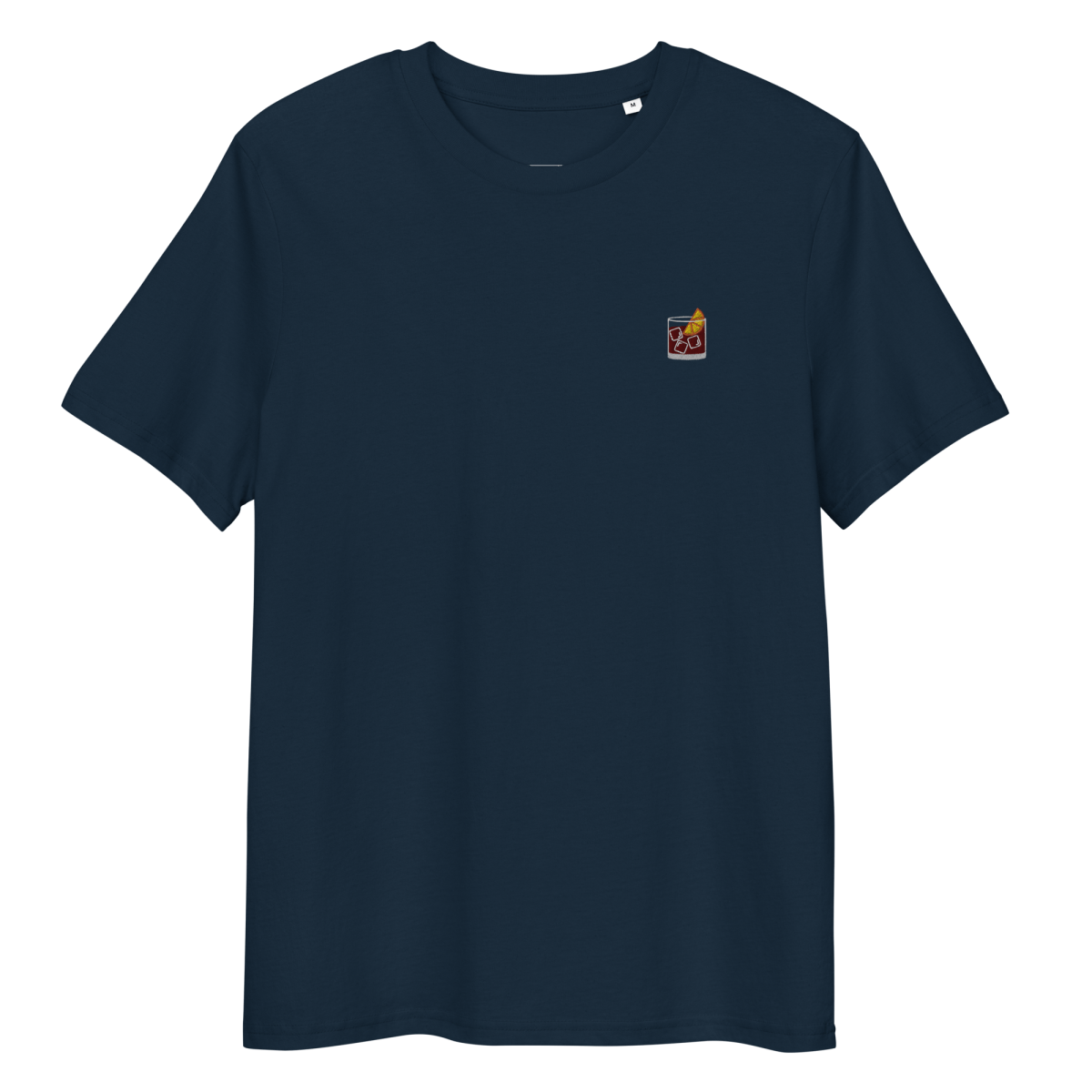 T-Shirt en Coton Bio Verre de Negroni
