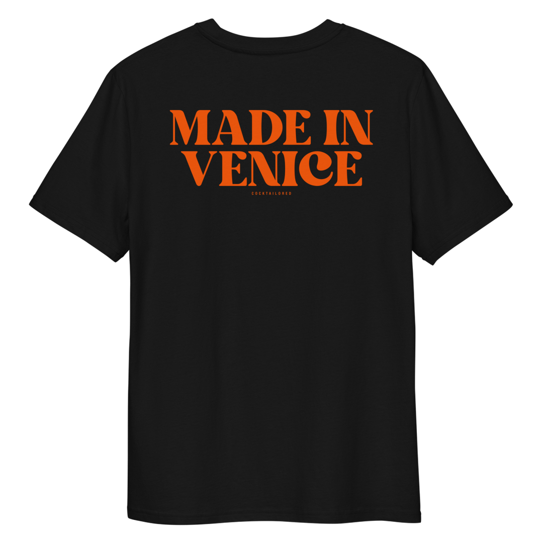 The Spritz "Made In" organic t-shirt - Black - Cocktailored