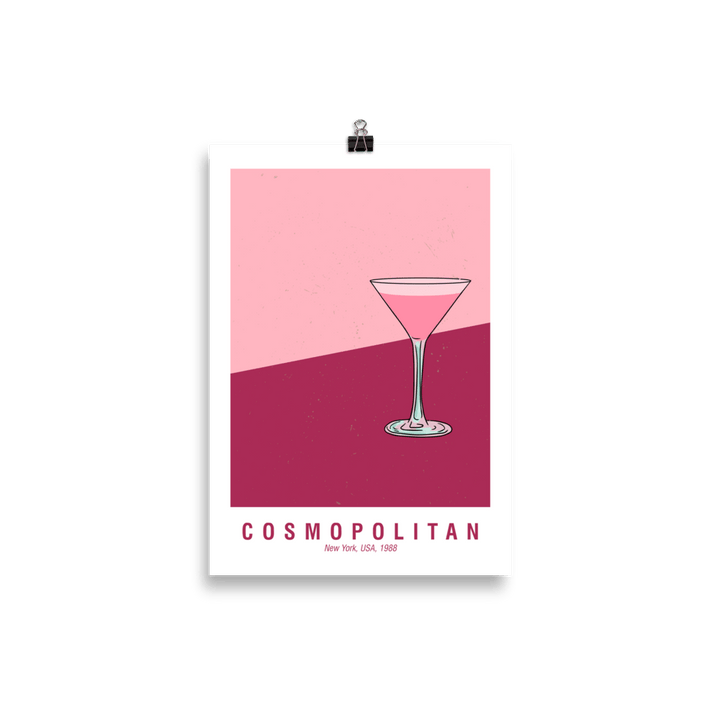 The Cosmopolitan Poster - 21x30 cm - Cocktailored