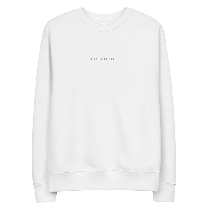 The Dry Martini eco sweatshirt - White - Cocktailored