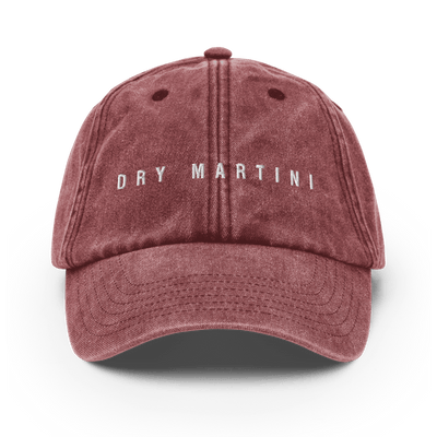The Dry Martini Vintage Hat - Vintage Red - - Cocktailored