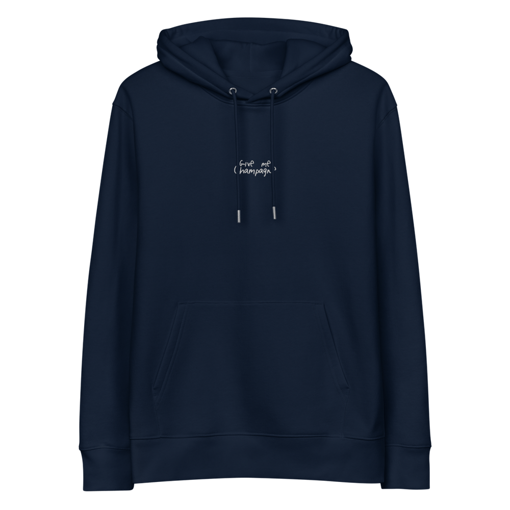 The Give Me Champagne eco hoodie - French Navy - Cocktailored