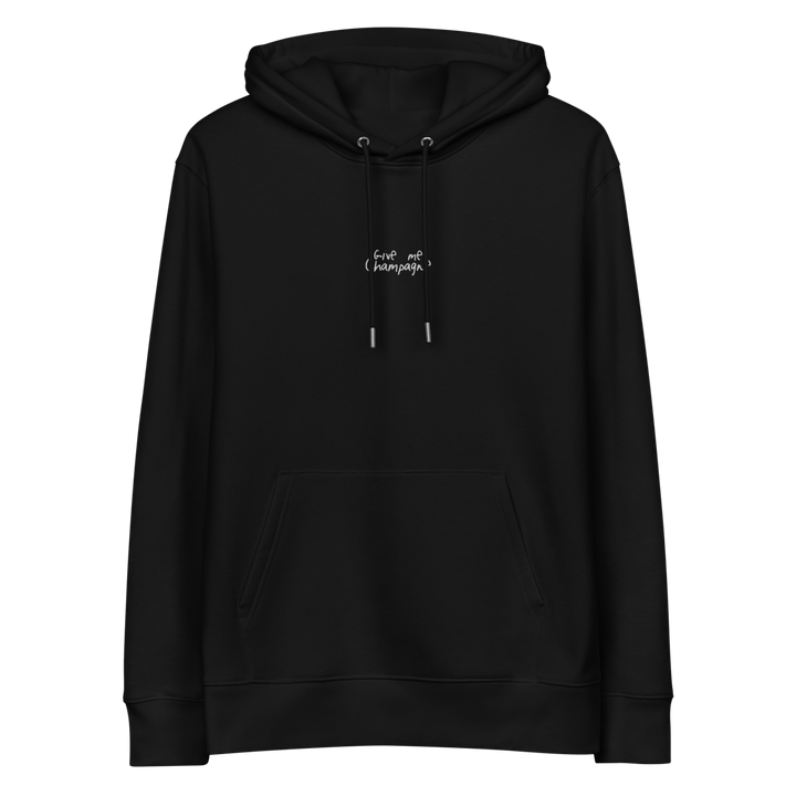 The Give Me Champagne eco hoodie - Black - Cocktailored