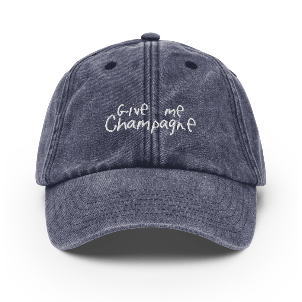 Casquette Vintage Give Me Champagne