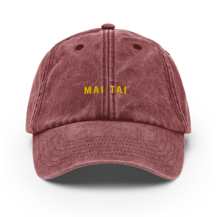 The Mai Tai Vintage Hat - Vintage Red - Cocktailored