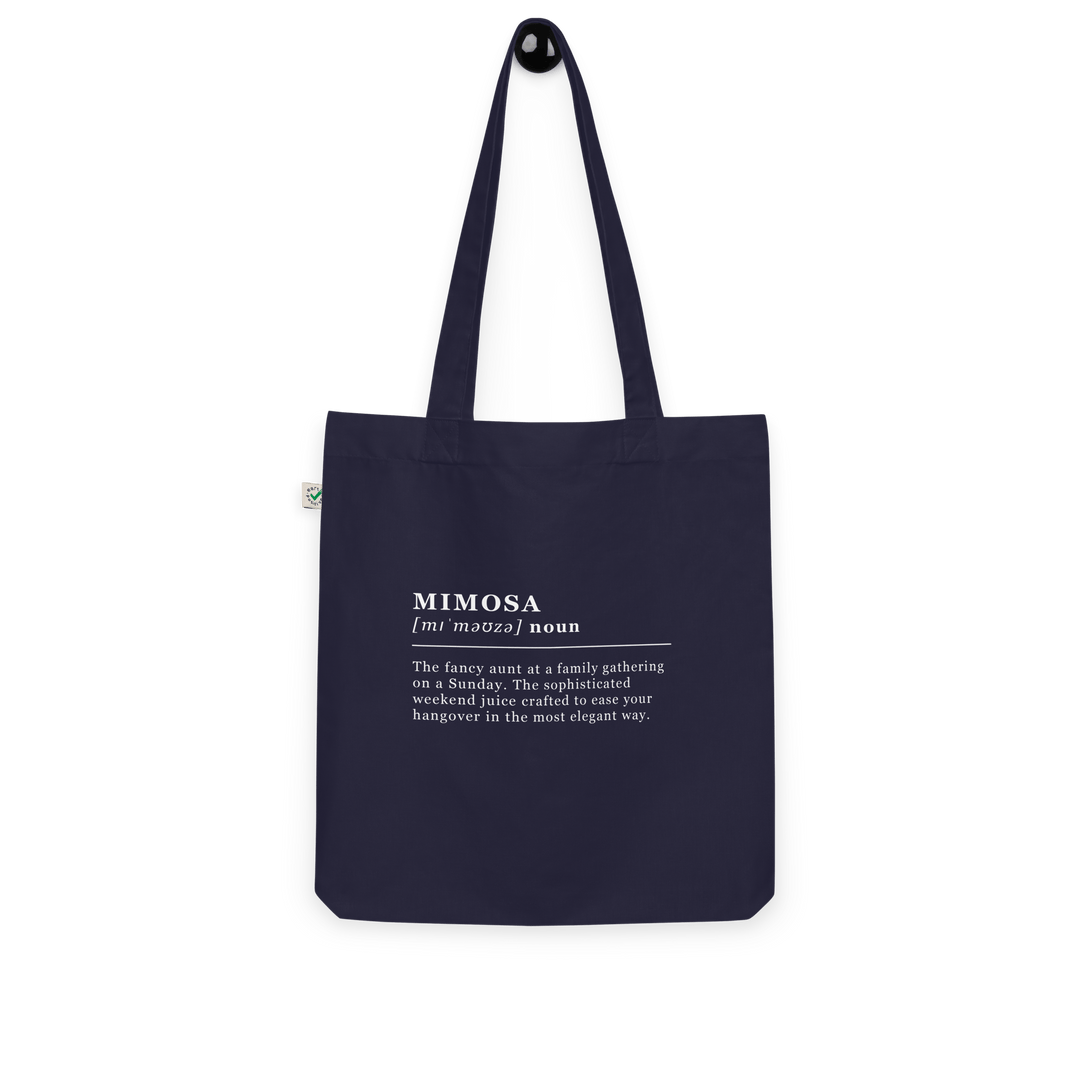 The Mimosa Organic tote bag - Navy - Cocktailored