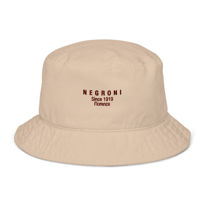 The Negroni 1919 Organic bucket hat - Stone - - Cocktailored