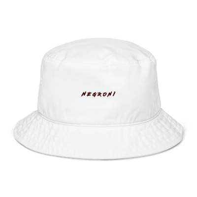 The Negroni Organic bucket hat - Bio White - - Cocktailored