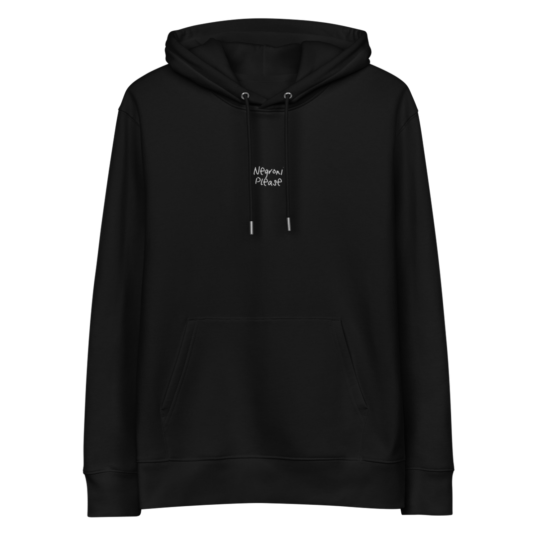 The Negroni Please eco hoodie - Black - Cocktailored