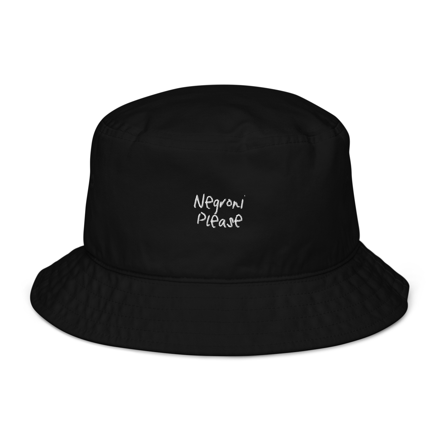 The Negroni Please Organic bucket hat