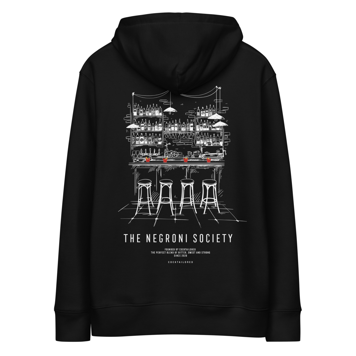 The Negroni Society "The Bar" Eco Hoodie