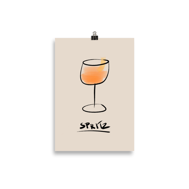 The Painted Spritz Poster - 21x30 cm - Cocktailored