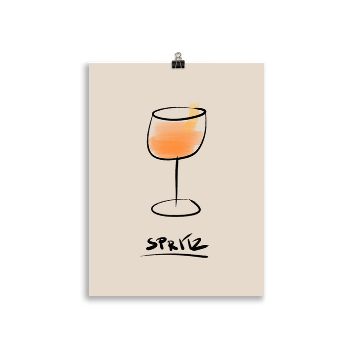 The Painted Spritz Poster - 30x40 cm - Cocktailored