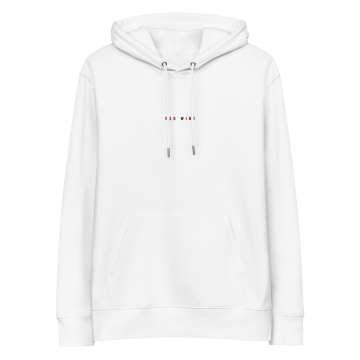 The Red Wine eco hoodie - White - Cocktailored