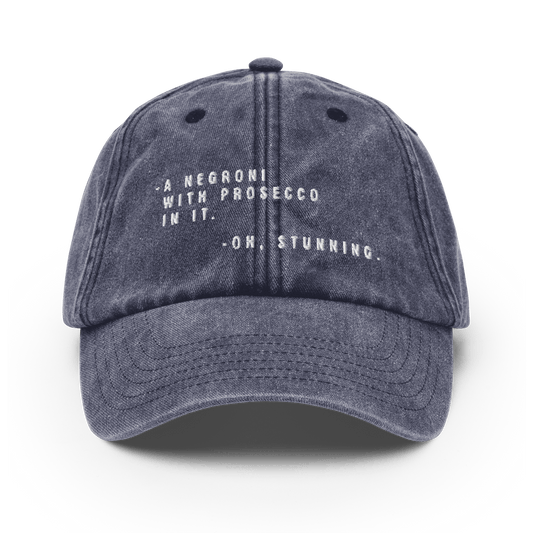 The Sbagliato Conversation Vintage Hat - Vintage Denim - Cocktailored