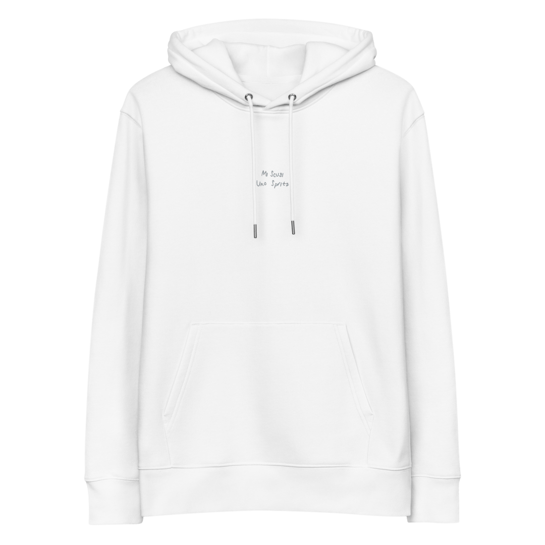 The Scusi Spritz eco hoodie - White - Cocktailored